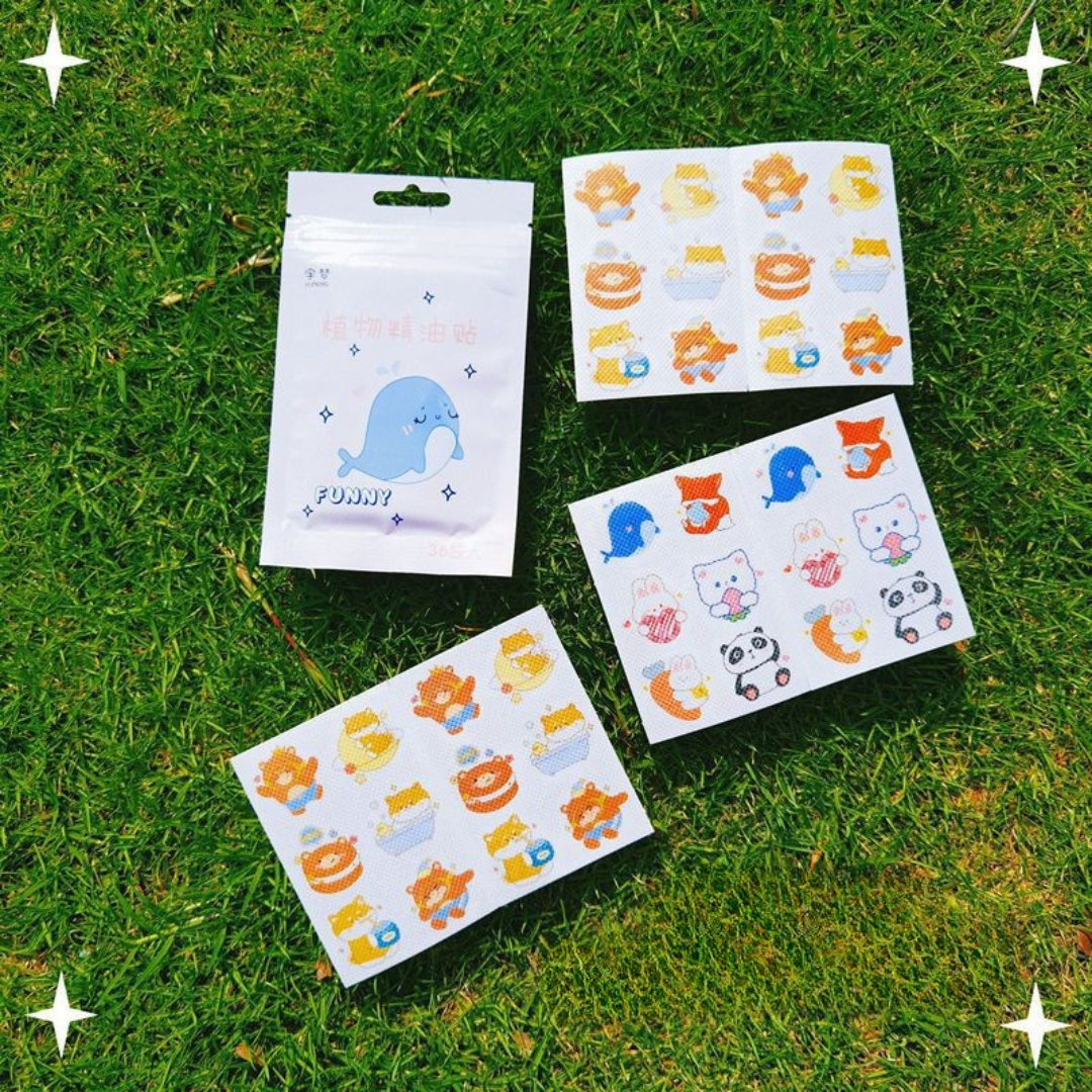 Natural mosquite repellent stickers for kids and babies (100pcs)