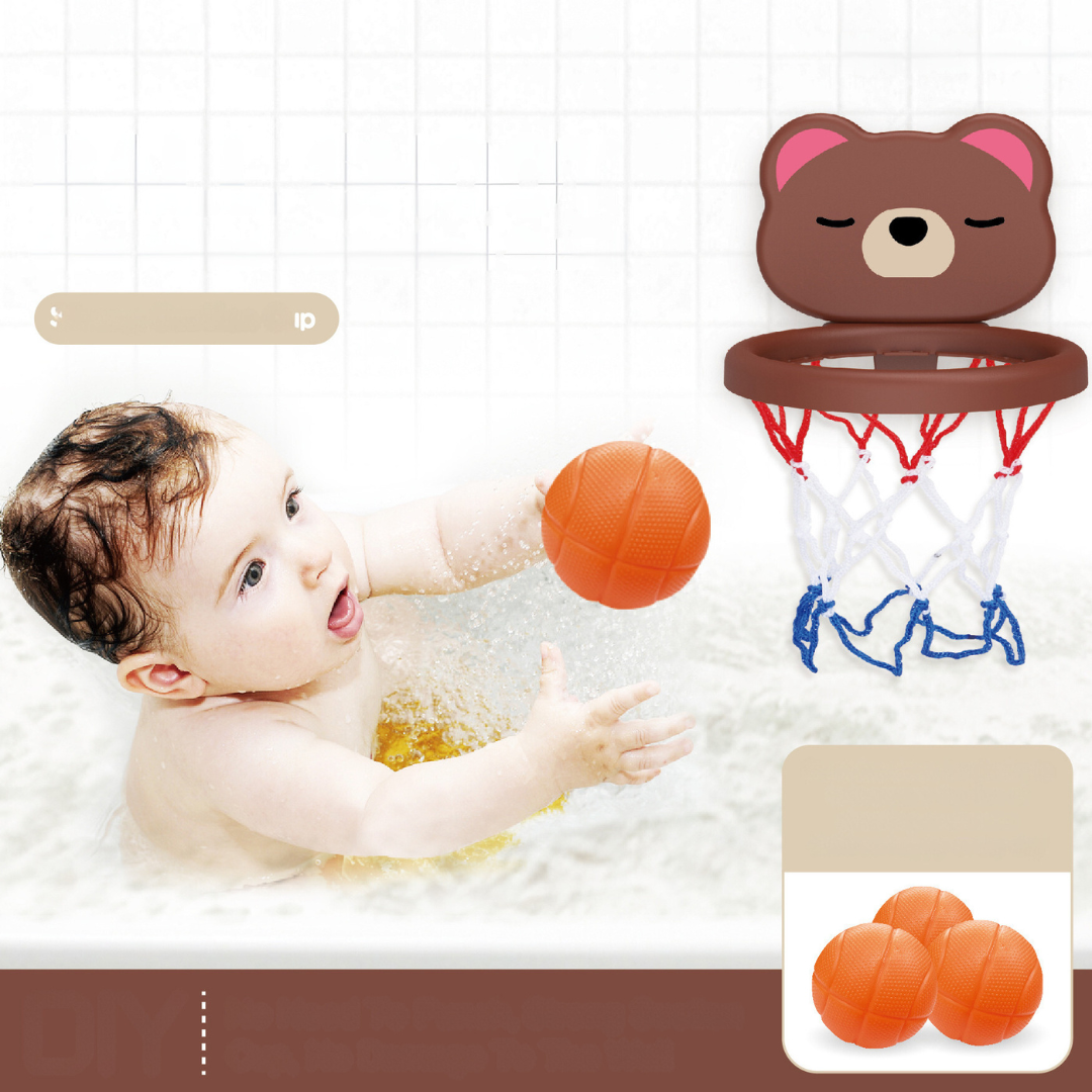 Basketball Hoop Bath Toy for Kids