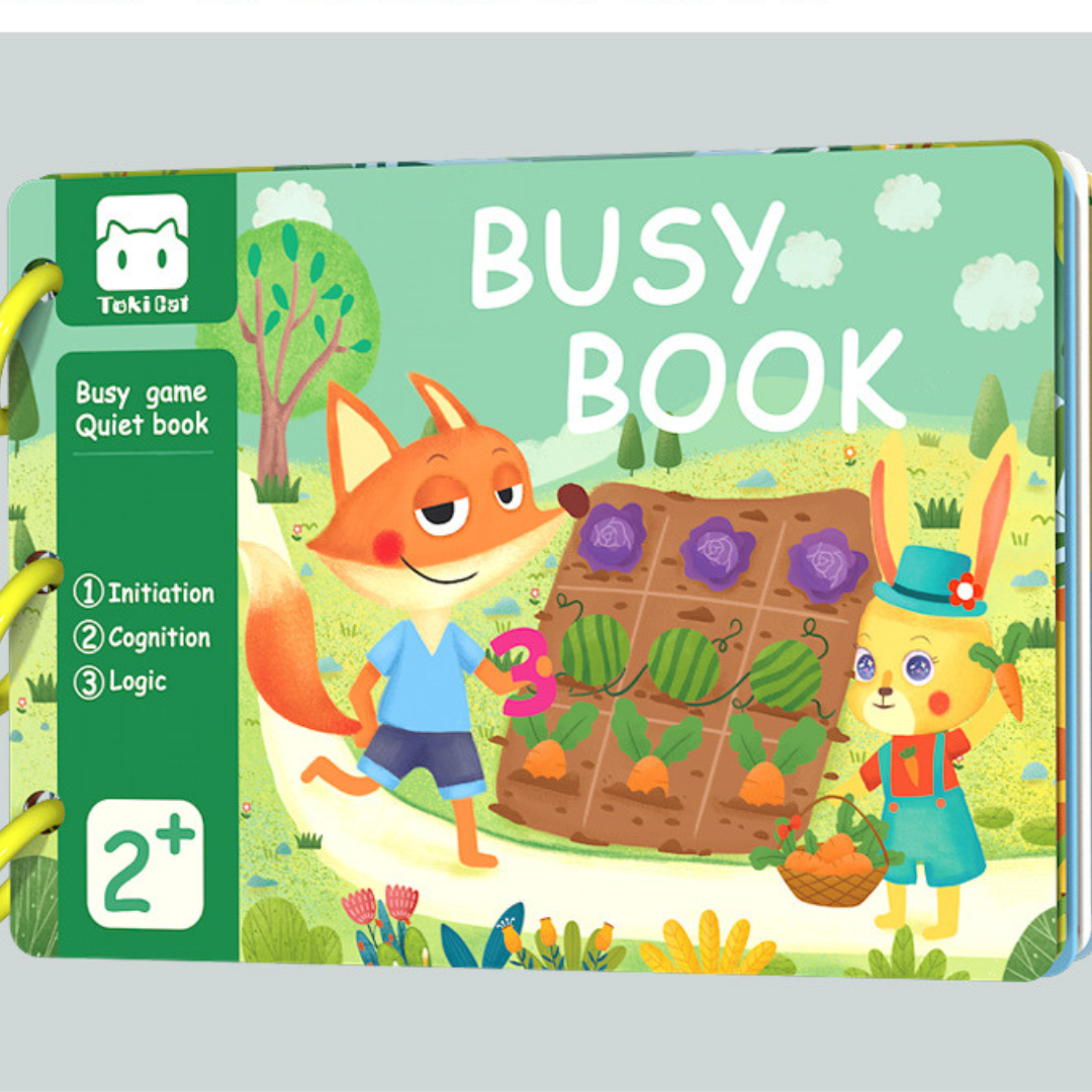 Sensory Montessori Busy Book