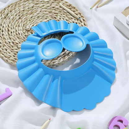 Baby water ear and face protection for bathing and showering
