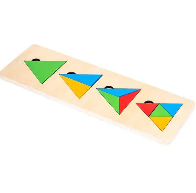 Shape Explorer – Wooden Geometric Puzzle for Toddlers