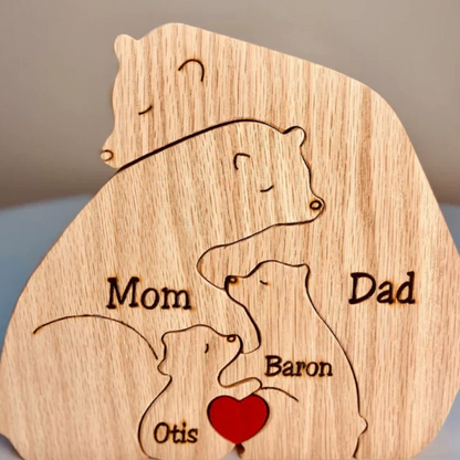 Handcrafted Personalised Bear Family