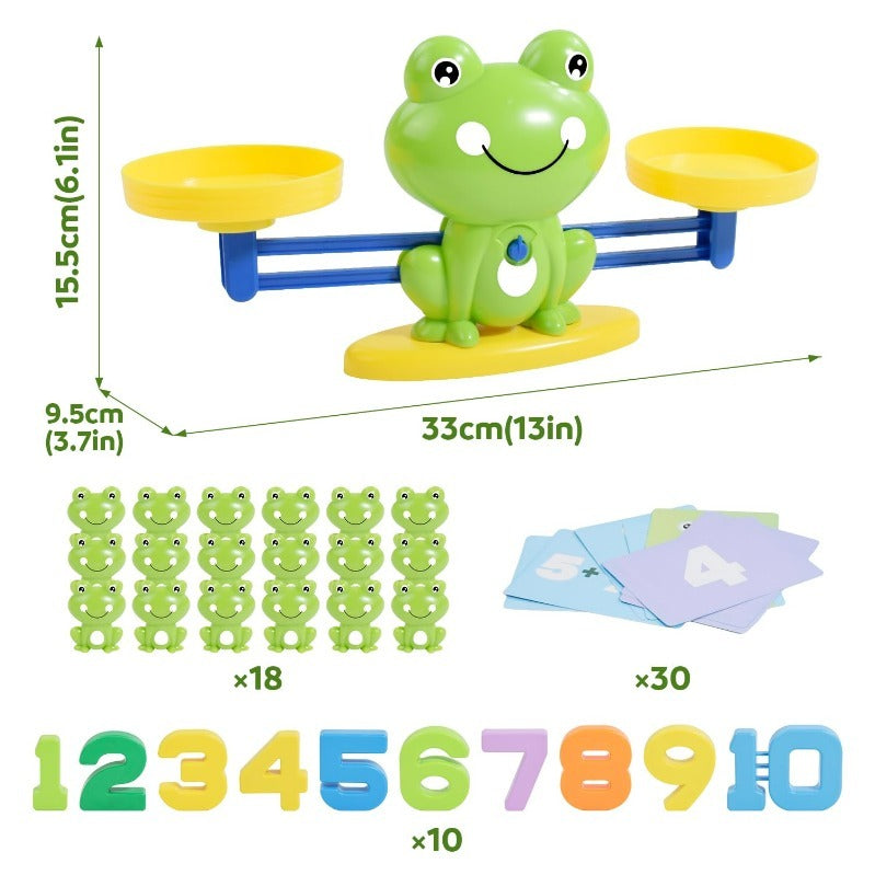 Fun & Educational Frog Balance Math Toy