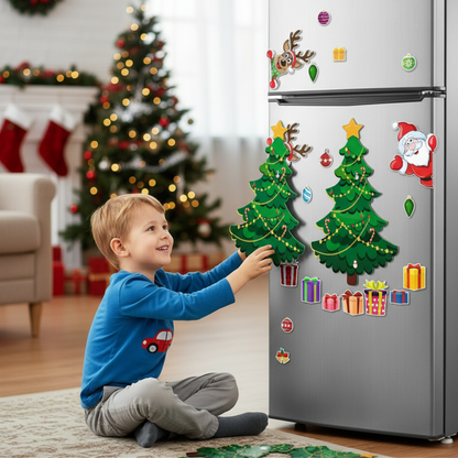 DIY Christmas Montessori magnetic sticker