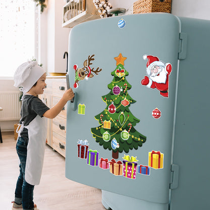DIY Christmas Montessori magnetic sticker