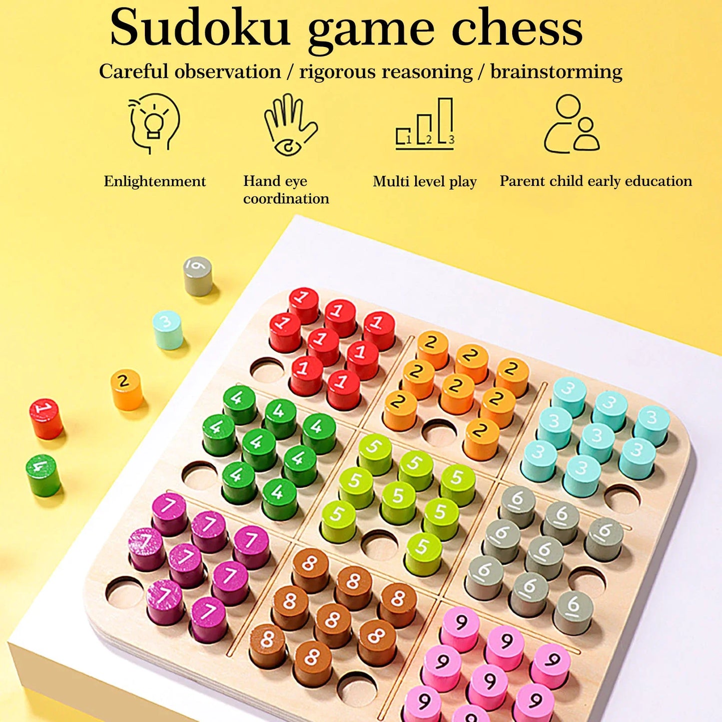 3D wooden sudoku - hours of fun and development