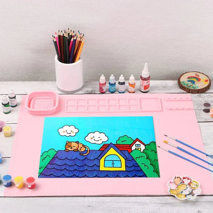 Creative Kid's Art Mat - Mess-Free Fun for Little Artists