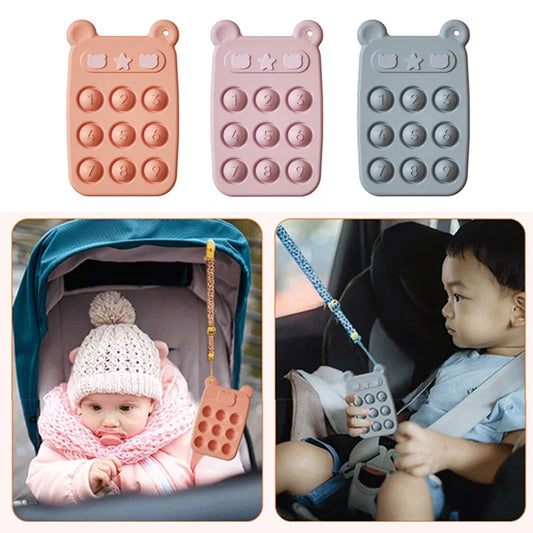 ChewPlay Silicone Teether Phone