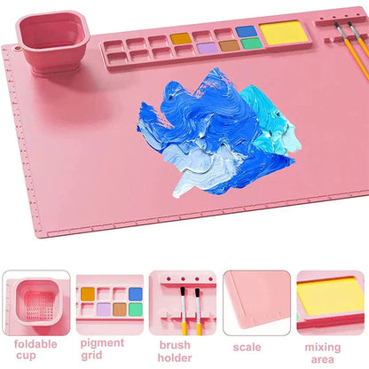 Creative Kid's Art Mat - Mess-Free Fun for Little Artists