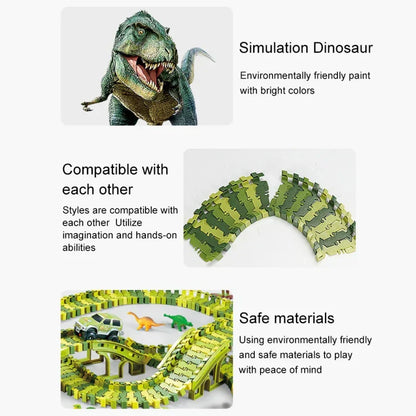 Dino Tracks - Dinosaur Adventure Race Set