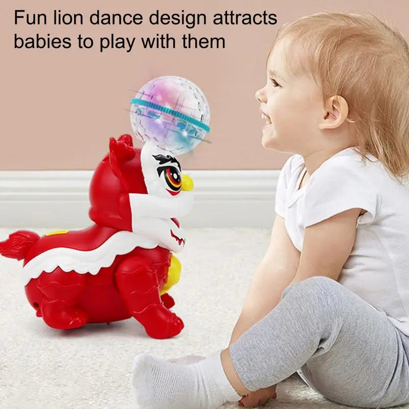 Dancing Lion Toy - Musical & Light-Up Fun