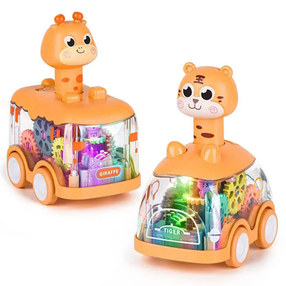 Transparent Turbo Toy Car