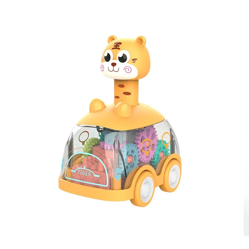 Transparent Turbo Toy Car