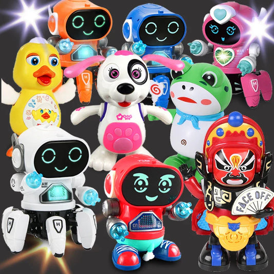 Dancing Robot Toy with Lights and Music