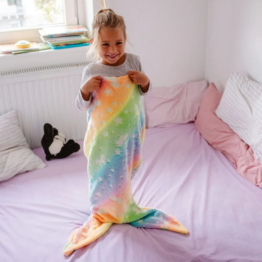 Glow-in-the-Dark Mermaid Sleeping Bag