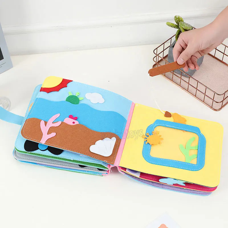 Sensory Learning Book - Montessori Fun for Kids