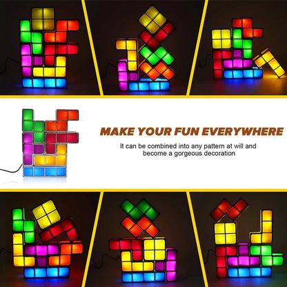 Creative Tetris Block Night Lamp