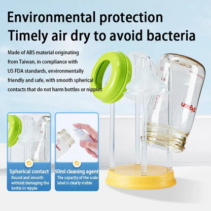 Travel-Friendly Baby Bottle Brush Set