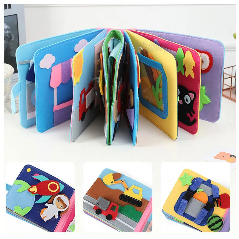 Sensory Learning Book - Montessori Fun for Kids