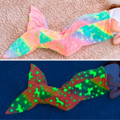 Glow-in-the-Dark Mermaid Sleeping Bag