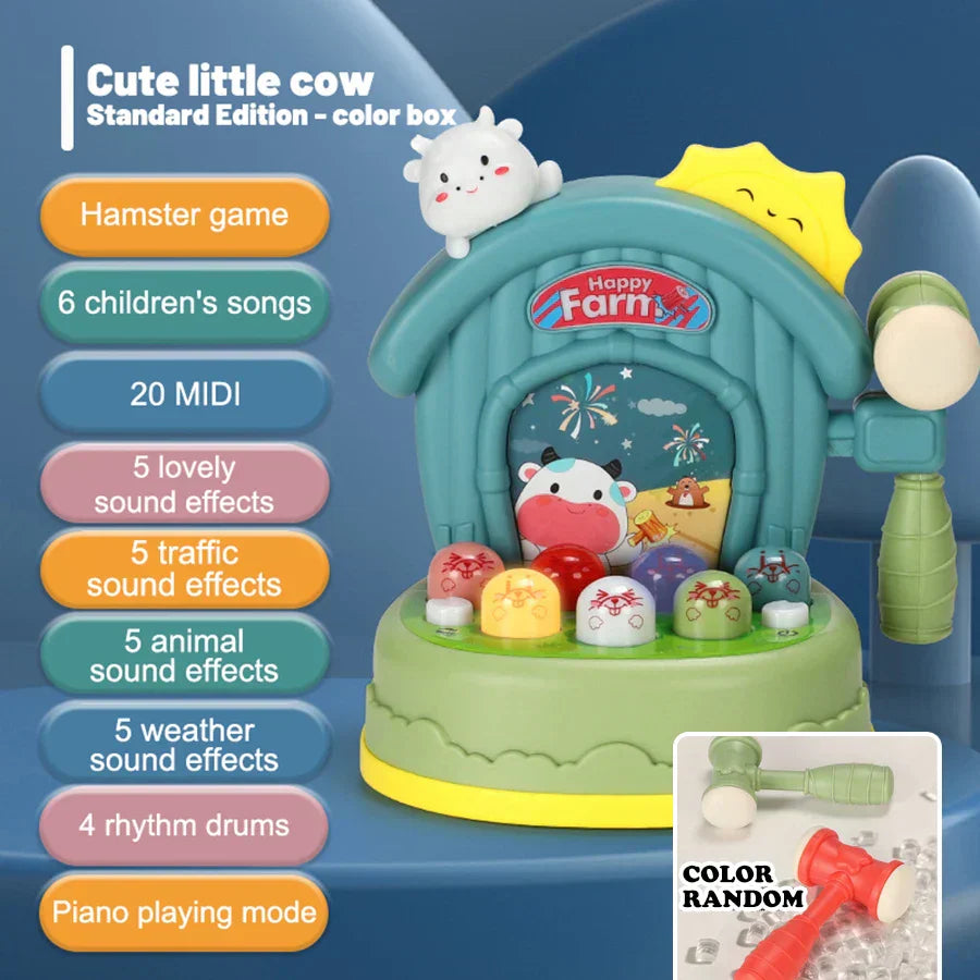 Interactive Light & Sound Mole Game