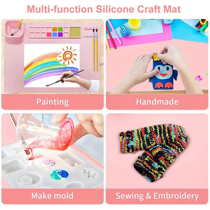 Creative Kid's Art Mat - Mess-Free Fun for Little Artists