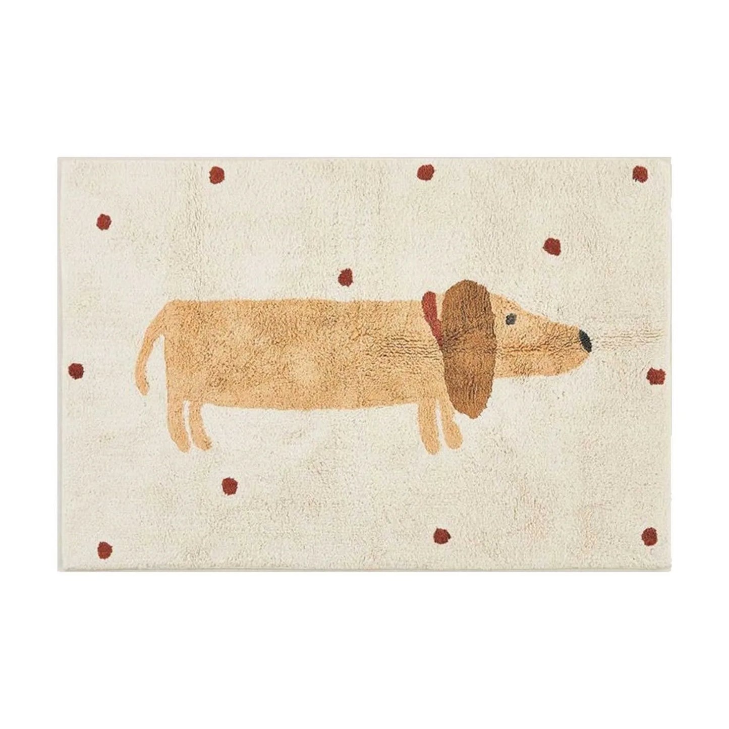 Cozy Dachshund Pattern Rug