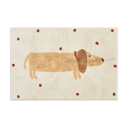 Cozy Dachshund Pattern Rug