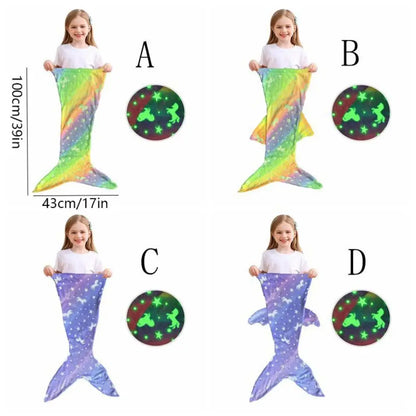 Glow-in-the-Dark Mermaid Sleeping Bag