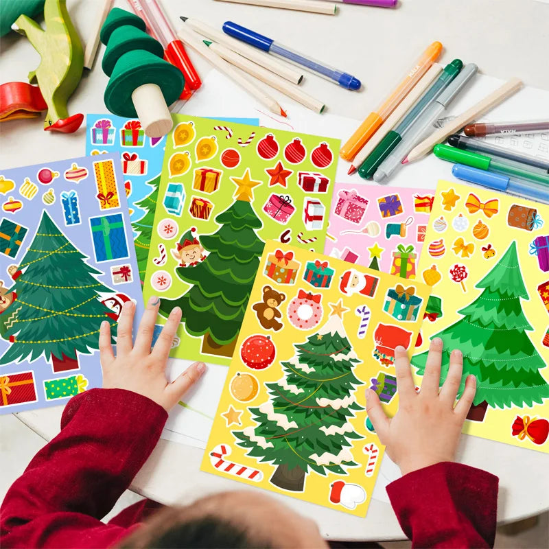 DIY Christmas Tree Sticker Kit