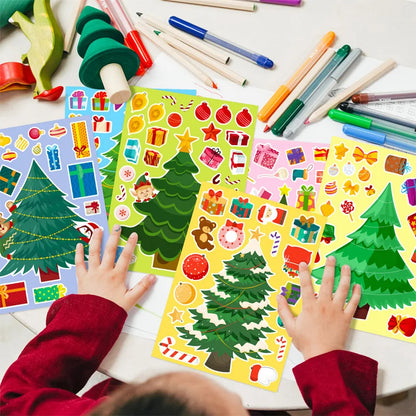 DIY Christmas Tree Sticker Kit