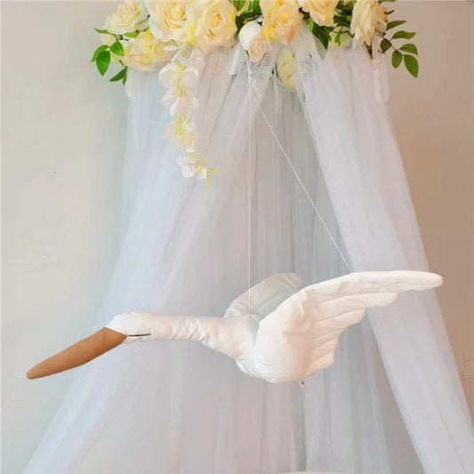 Charming Swan Nursery Decor