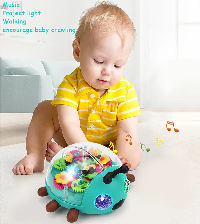 Interactive Crawling Music Bug Toy