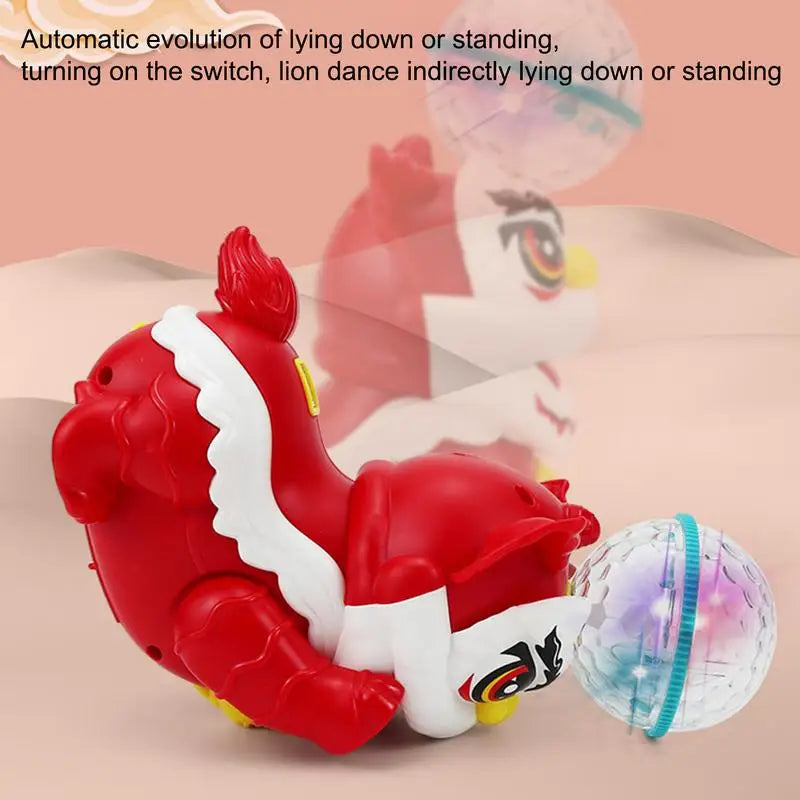 Dancing Lion Toy - Musical & Light-Up Fun