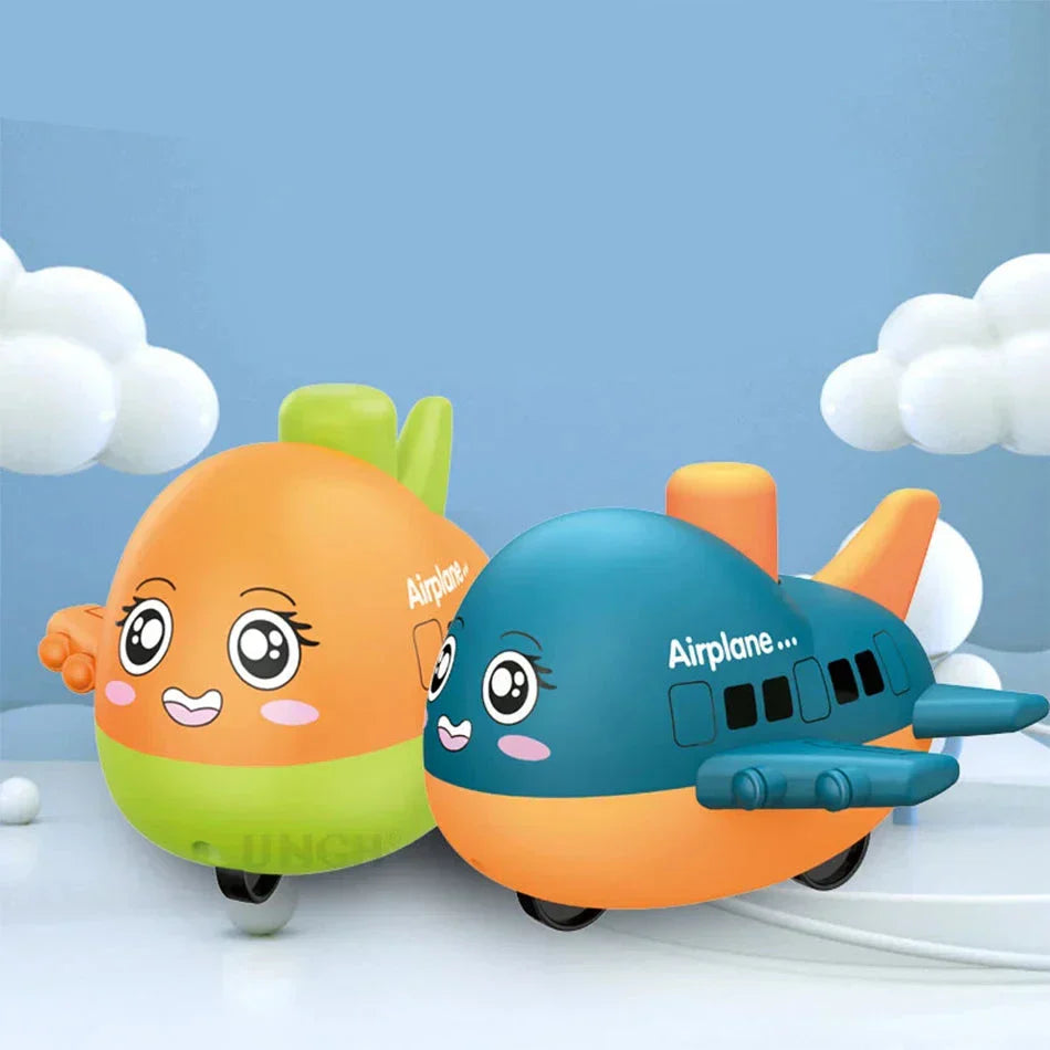 Push & Play Cartoon Airplane