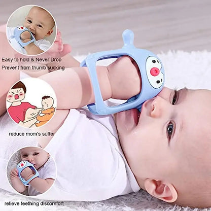 Cute Penguin Silicone Teething Ring