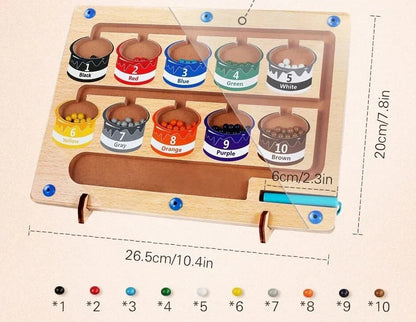 Magnetic Maze Learning Board