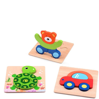 NaturPuzzle | Montessori Animal Shapes