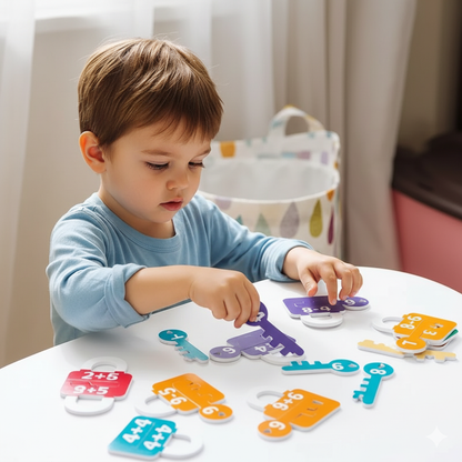 Letters and Maths Locks and Keys Educational Game