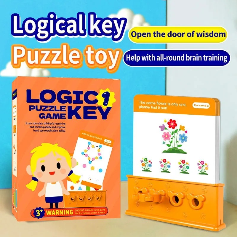 Logic key puzzle game for kids