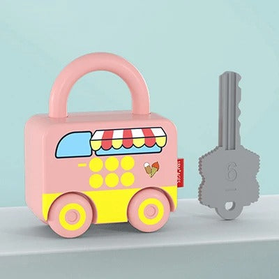 Lock & Play - Montessori Learning Toy for Toddlers with Interactive Locks