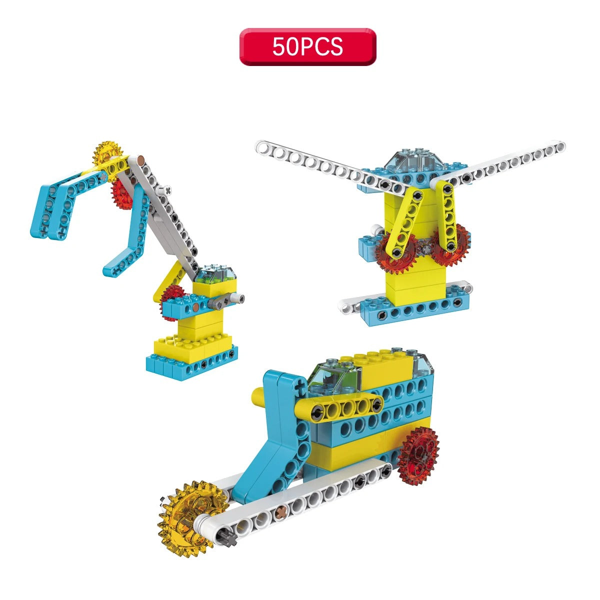 3in1 Science and Engineering Building Blocks Play Set