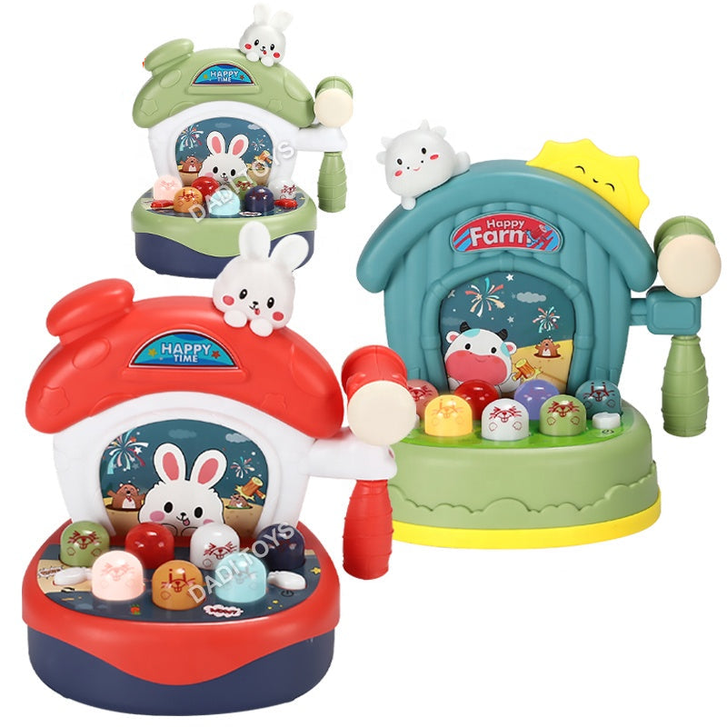 Interactive Light & Sound Mole Game