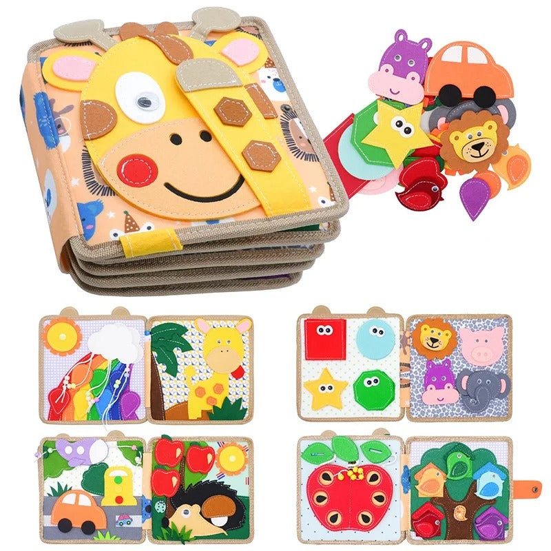 Montessori Sensory Giraffe Story Book