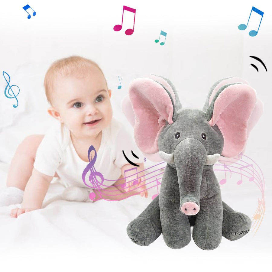 Peek-A-Boo-Elephant - Interactive Plush Toy
