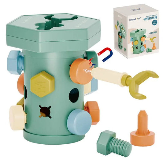 Montessori screws play set