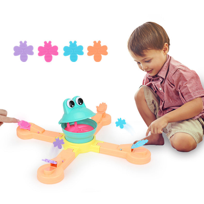 Frog Catapult - Shoot the Insects into the Frog’s Mouth - Family Game