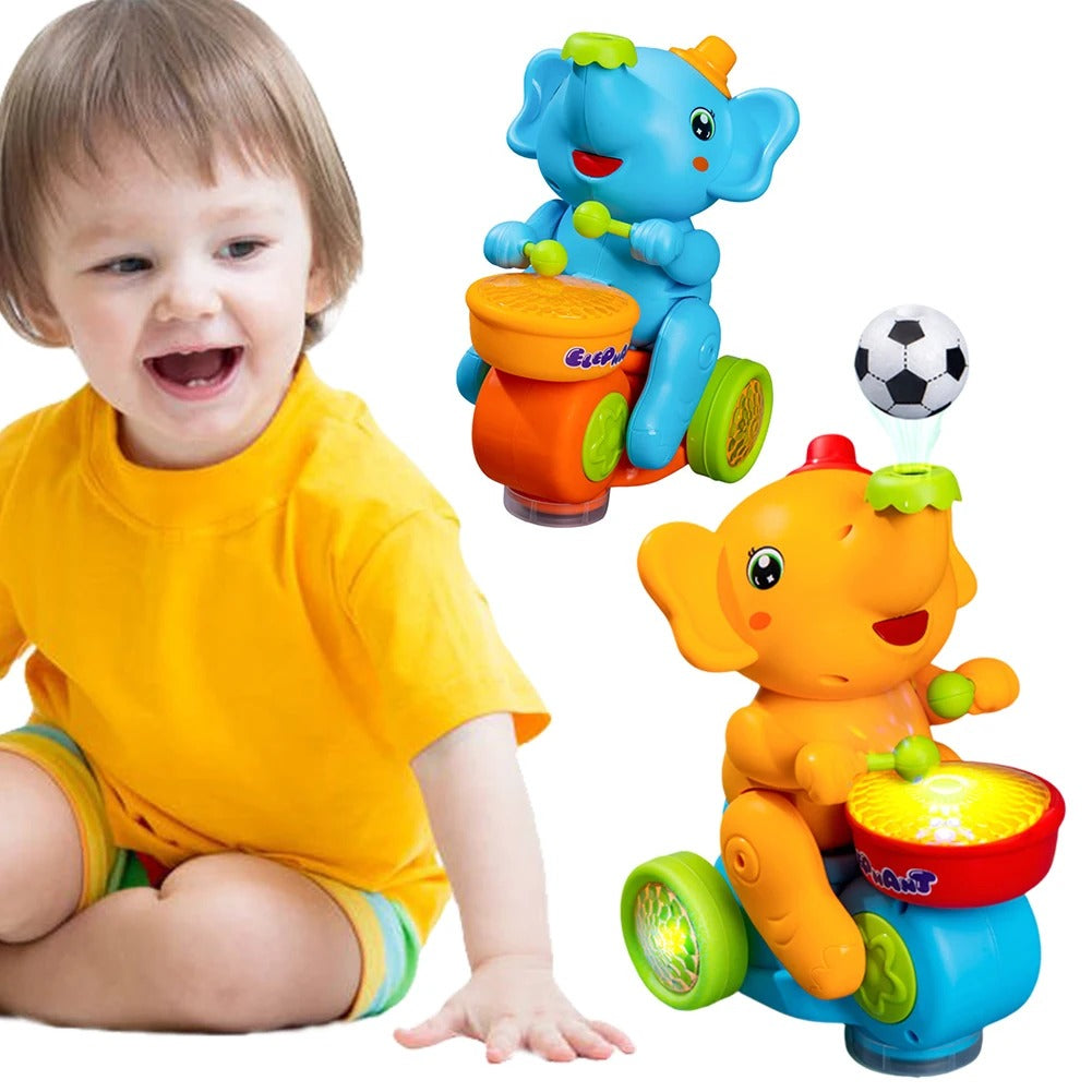 Musical Elephant Drum Toy