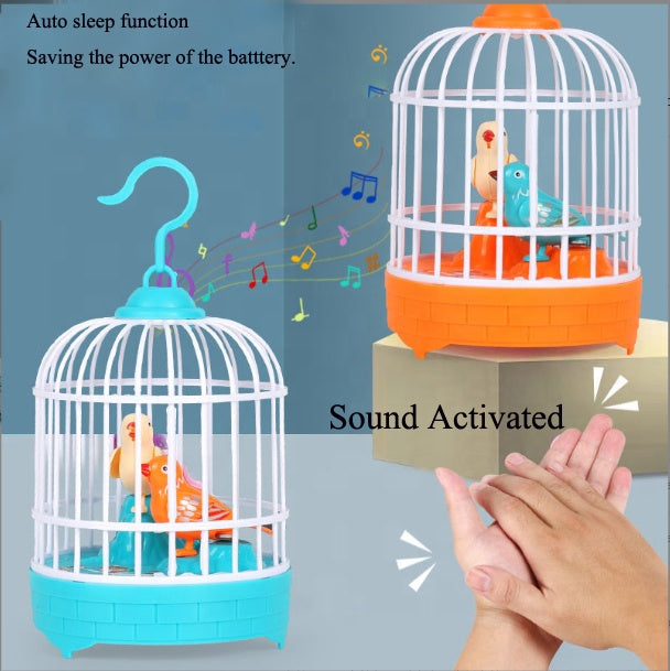 Talking Bird Cage Kids Toy