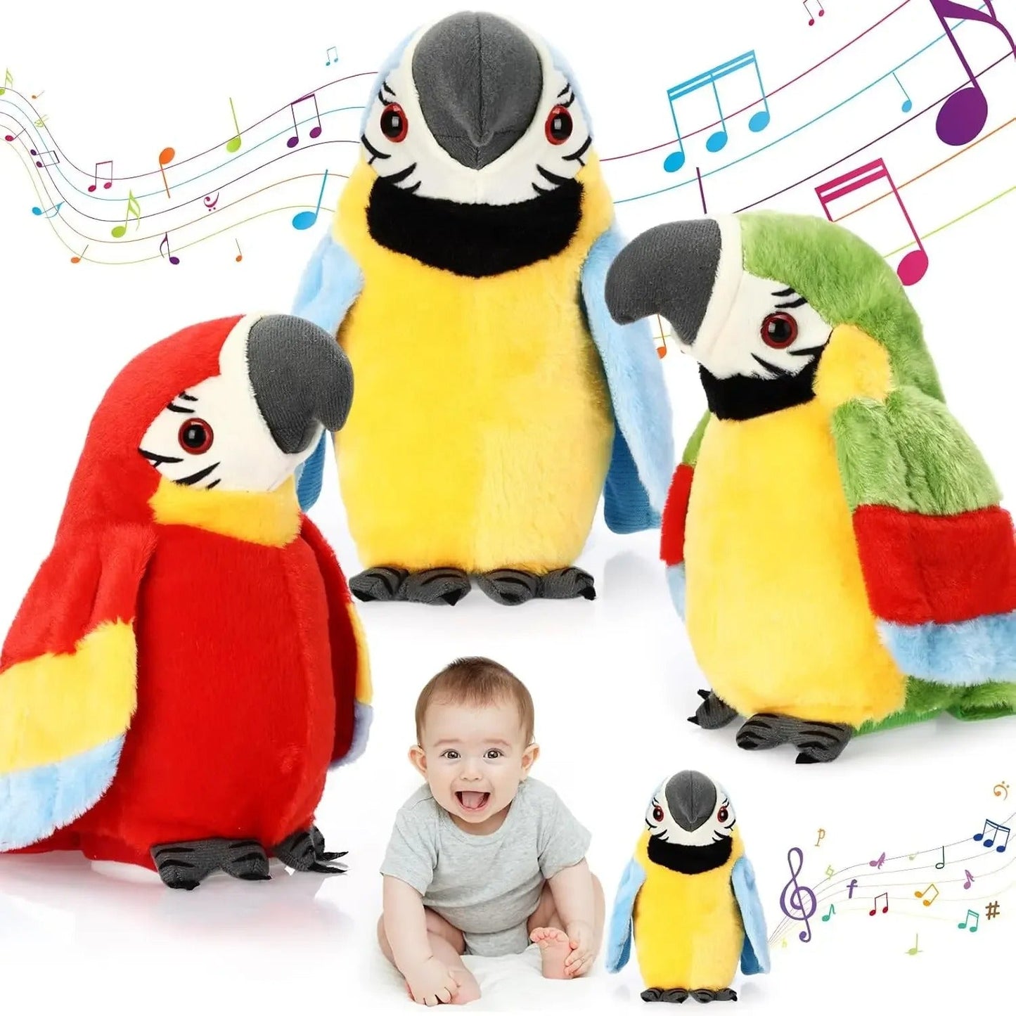 Talking and Music Playing Parrot Kids Toy